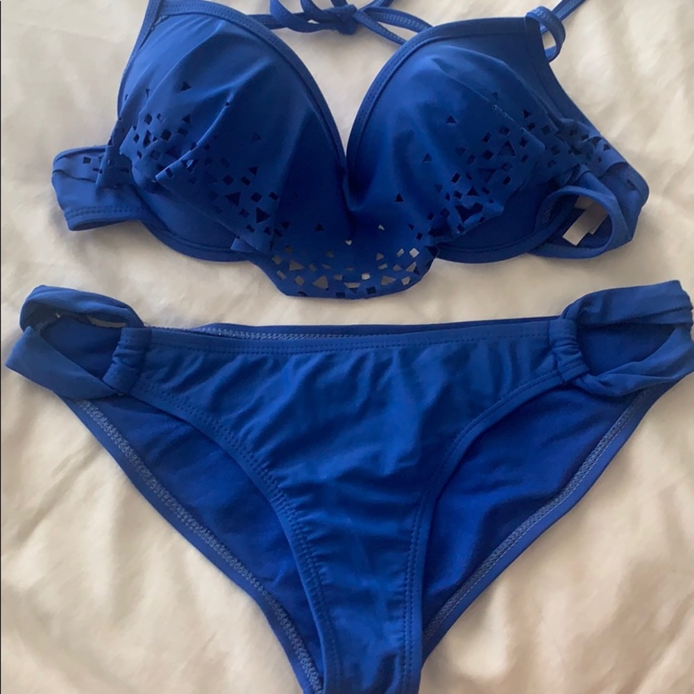 Royal Blue Charlotte Russe Swimsuit